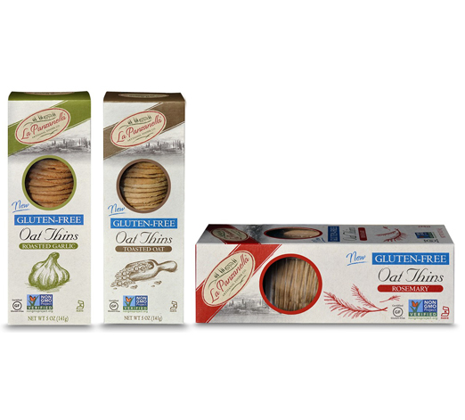 La Panzanella® Introduces Gluten-Free Oat Thins Crackers