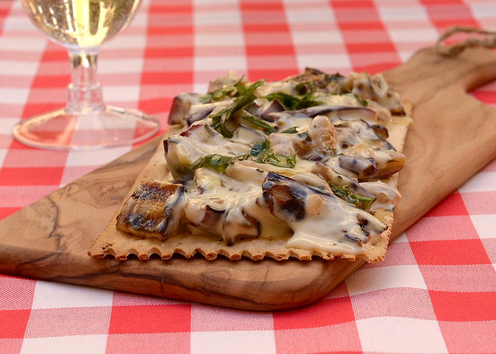 Charred Eggplant Pizzantini - La Panzanella® Artisanal Foods