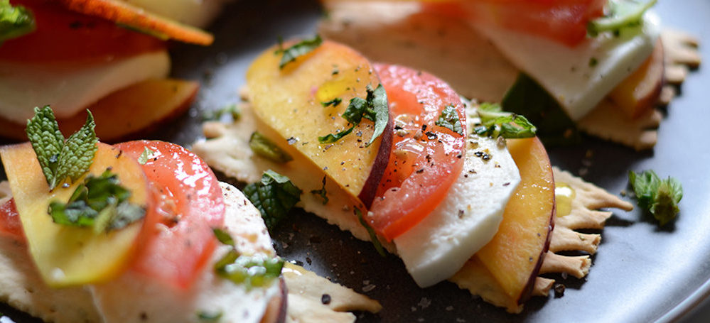 Peach Caprese Salad