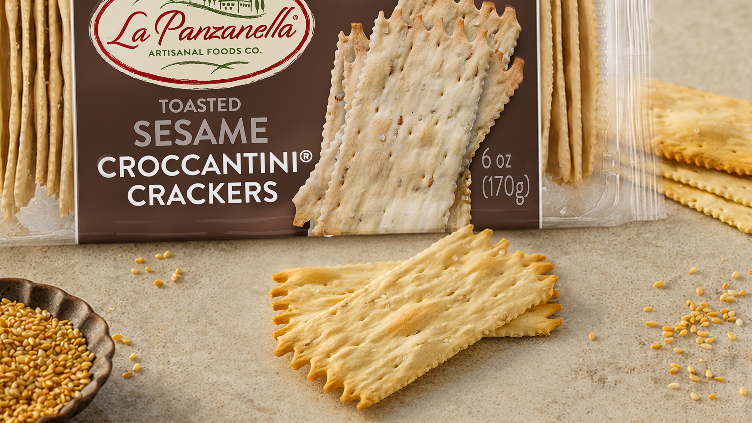 エルセーヌ　スレア　555 SSX Stick 120g (2g×60本) Toasted Sesame Croccantini® - La Panzanella